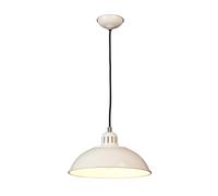 Lampada Sospensione Soffitto Luce a Acciaio Crema D 30 CM Sala Pranzo