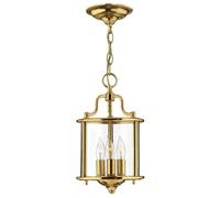 Lampada Sospensione Soffitto Luce a Acciaio Vetro Ottone D 20 CM Sala Pranzo [EEK: Inaditato]
