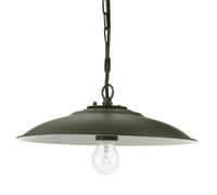 Lampada Sospesa Grande Colore Grigio per Esterno Linea Piatto Antico Livos