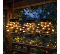 Lampada Sospesa Solare LED Anthrazit Bienennest Spirale 3 Pezzi IP44 [EEK: Non valutato]