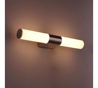 Lampada Specchio Bagno e Applique da Parete Interno 2 In 1 Illuminazione Lampada,Moderno Luci per Specchio da Trucco,Plafoniere Parete per Camera da Letto,Soggiorno,Corridoio,Ingresso,3000K Luce Calda