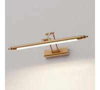 Lampada Specchio Bagno LED 60 cm 12W 3000K Finitura Ottone Spazzolato | Luce per