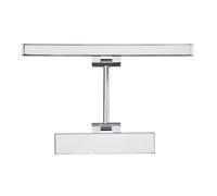 LAMPADA SPECCHIO BAGNO LED PARETE APPLIQUE METALLO CROMATO MARINO CRISTAL 42609