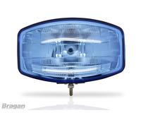 Lampada Spot Oval JUMBO Blu ABS 24V + LED Compatibile Con Scania Volvo DAF MAN