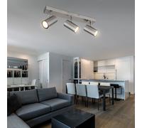 Lampada Spot Plafoniera Binario Faretti Mobile GU10 Cromato 3-Flammig [EEK: Non valutato]