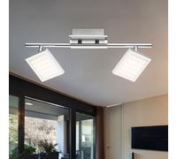 Lampada Spot Plafoniera Mobile Cromo LED Lunghezza 40cm