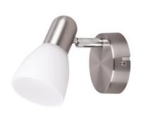 Rabalux Soma lampada da parete 1x40 W bianco-cromo 6301