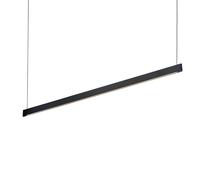 Lampada Steel 36W LED Luce Calda 3000K Finitura Nera Regolabile Ideal Lux