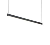Lampada Steel luce LED 35W calda 3000K finitura nera Ideal Lux