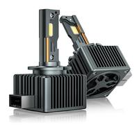 Lampada Stellar - Tecnologia rivoluzionaria, bianco diamante 6500K, +200% di luminosità, sostituzione del bruciatore allo xeno con garanzia di 2 anni, D1S, 1 coppia