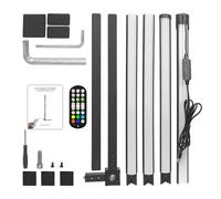 Lampada Stelo 165 Cm LED RGB Lampada Da Terra Ad Angolo For Atmosfera Controllo APP Sincronizzazione Con Musica Illuminazione Fai-da-te Dimmerabile Che Cambia Colore Luce D'atmosfera(L-Type Base)