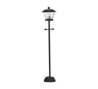 Lampada stradale in miniatura modello lampada da strada in metallo paesaggio per case delle bambole e scena da giardino accessori per la visualizzazione di strada