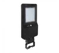V-TAC Armatura Stradale LED SMD 40W 120LM/W con Pannello Solare e Sensore PIR Colore Nero 6000K IP65