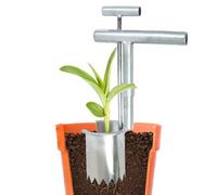 Lampada - strumento per piantare lampadine - in acciaio inox - aiuto per piante a lampadina | ad alte prestazioni - Giardino -Sod-plugger - strumento per messa a terra, primavera