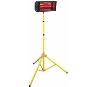 Lampada Stufa Riscaldatore elettrico a raggi infrarossi 1300W con treppiede [EEK: Conforme]