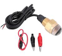 Lampada subacquea a LED blu in vetro in ottone, per barca marina da 12 V, luce sottomarina IP68 con filettatura NPT da 1/2" per yacht, pesca, immersioni, nuoto, crociera notturna, durata e attrazione