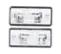Lampada targa, ABS Coppia di luce targa 8E0807430A 8E0807430B Adatta per A3 A4 A5 A6 C6 A8 D3 Q7 RS4