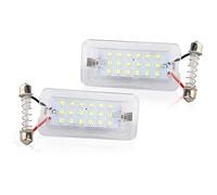 Lampada targa, Pexorin 2 pz/set LUCE Luce Targa, for Fiat, Abarth 500 595 695 500C 595C 695C 312C 2007-2020 Bianco Puro