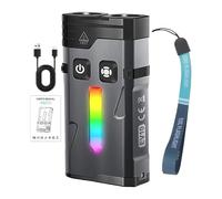 Lampada tascabile - clip a LED, piccola lanterna | Illuminatore esterno lumen luminoso, gadget impermeabile ricaricabile per escursioni, gite d'avventura, interruzione di corrente, sicurezza della sic