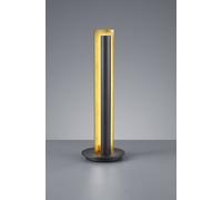 Lampada tavolo colonna nera interno oro TEXEL 574410179