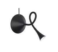 Lampada tavolo da Interno a LED in Plastica Nero