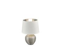 Lampada tavolo da Interno E14 in Ceramica Argento