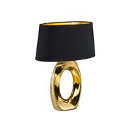 Lampada tavolo da Interno E27 in Ceramica Oro