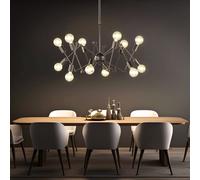 Lampada Tavolo da Pranzo Sospensione Spot Mobile Industriale Sputnik 12 Fiamma [EEK: Non valutato]
