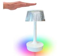 LAMPADA TAVOLO EFFETTO CRISTALLO RICARICABILE USB LUCE RGB LED BIANCA TD-307