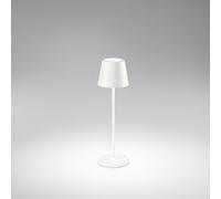 Lampada Tavolo Esterno Moderna Diva Alluminio Bianco Led 1,5W 3000K