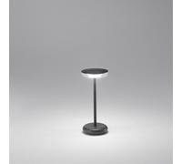 Lampada Tavolo Esterno Moderna Soap Acrilico Grigio Led 2W 3000K