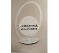 LAMPADA TAVOLO FABAS SIRIO LED 6W 540LM 3000K NERA CON INTERRUTTORE