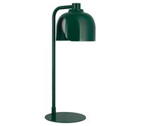 OSRAM Lampada da tavolo DECOR Corolle, Metallo verde e vetro, Versione G9, Cavo in tessuto, Design retrò