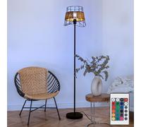 Lampada Tavolo Piantana Telecomando Dimmerabile Grasgeflecht RGB LED [EEK: F]