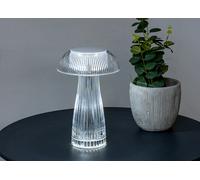 Lampada Tavolo Ricaricabile A Led Con Controllo Touch Trasparente Mushroom