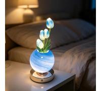 Lampada Tavolo Tulip Luce Notturna Comodino LED Cordoni Ricaricabili