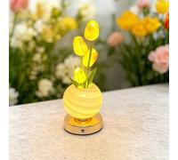 Lampada Tavolo Tulip Luce Notturna Forma LED Touch Senza Fili Ricaricabile