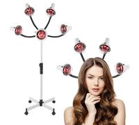 Lampada termica a infrarossi - Lampada riscaldante per capelli a 5 teste Processore - Salone di parrucchiere Altezza regolabile - per nei saloni di parrucchiere bellezza e altri luoghi per la cura dei
