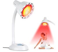 Lampada Termica a Raggi Infrarossi 275W, Lámpara de Terapia a Luce Rossa con Griglia Protettiva, Temperatura Regolabile per Lenire la Tensione Muscolare