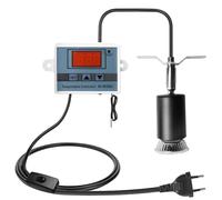 Lampada termica in ceramica, portalampada per rettili, portalampada E27 con interruttore, regolazione intelligente della temperatura, attacco per terrario, girevole a 360°, dimmerabile, lampada UV