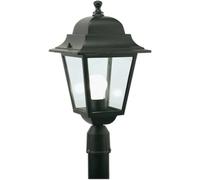 Lampada Testa palo Attacco E27 per manicotto diametro 60 cm Colore Nero Linea Qu