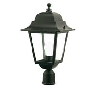 Lampada Testa Palo da Giardino E27 60W in Alluminio Sovil Nero
