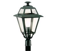 ELEGANCE TESTA PALO DIAMETRO 6 CM IN ALLUMINIO ANTRACITE E DIFFUSORI IN VETRO