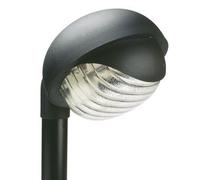 Lampada Testa Palo Tondo in Basso Colore Nero da Esterno Linea Residence Sovil