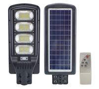 Lampada Testa Palop Stradale a Ricarica Solare 200W con Sensore di Movimento e Telecomando