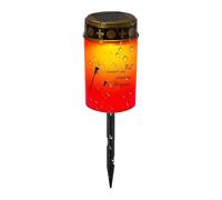 Lampada Tombal,Lanterna Tè decorativa - Luce commemorativa LED a picchetto per cimitero ed esterno in ricordo dei defunti