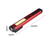 Lampada torcia da lavoro a led cob portatile 6w ricaricabile usb magnete gancio [EEK: A+++]