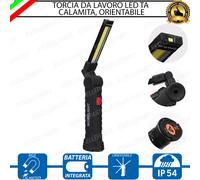 LAMPADA TORCIA DA LAVORO LED RICARICABILE PER ISUZU MAGNETICA ORIENTABILE [EEK: A+++]