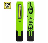 LAMPADA TORCIA DA LAVORO PORTATILE A LED CON BASE MAGNETICA REGOLABILE 500LM JBM