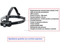 Varta INDESTRUCTIBLE H20 PRO Nero Torcia a fascia LED